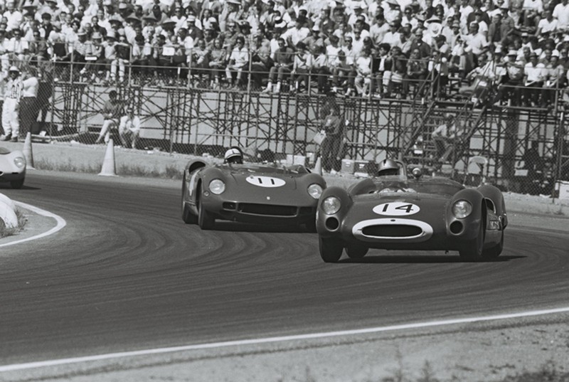 roy salvidori leads john surtees in 1963 times gp